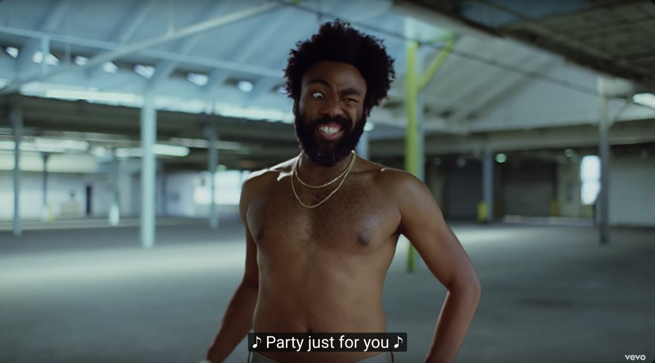 Childish Gambino, This is America, 2018, video still